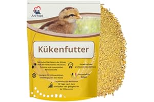 ANI'NAT NATURE ANIMALE AniNat Kükenfutter, Erstlingsnahrung mit Vitaminen, Proteinen, Mineralien und ätherischen Ölen. Ohne Antibiotika und OHNE GENTECHNIK. Geeignet ab der Geburt. (1.80kg)