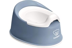 BabyBjörn Pot Smart, Bleu profond/Blanc
