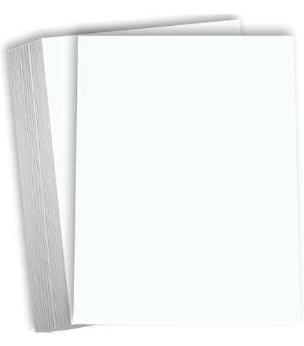 SUPER Thick 120lb Cover Cardstock Paper - Natural Cream, 8.5x11 Inches, 50 Sheets, For Invitations - View #6