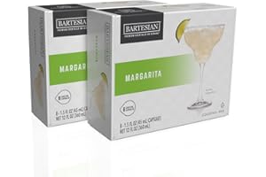 Bartesian Margarita Lot de 16 capsules mélangeuses pour machine à cocktails – Pour bar à domicile, mixologie, cocktails à utiliser avec la machine à cocktail Bartesian