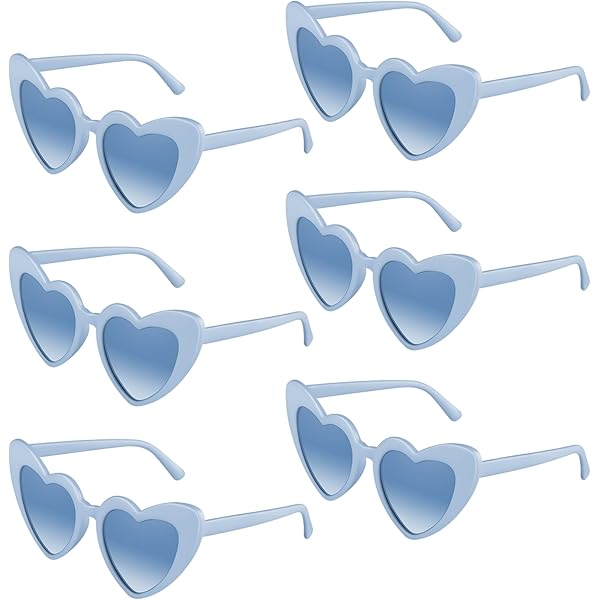 Occhiali Da Sole A Forma Di Cuore Fondente - Senza Montatura, Lenti Colorate - Per Feste, Matrimoni E Look Originali - Rosa