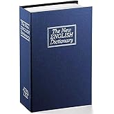 Senon Kitap G&ouml;r&uuml;n&uuml;ml&uuml; Kumbara Gizli Para Kasası &Ccedil;elik Kilitli Kitap Kumbara Lacivert