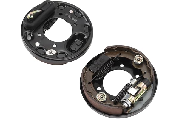 Cocoarm Kit Complet de Frein pour golfettes EZGO TXT et Medalist (1996+), modèles Essence et électriques, avec Plaquettes, Support, Ressort