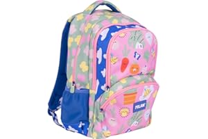 MILAN® Mochila escolar 4 cremalleras (25 L) serie especial Green & Grow