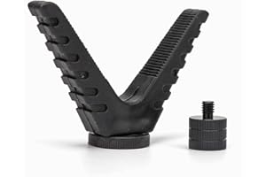 TOURBN TOURBON Pistolenauflage Stick Schießstativ 1/4 Zoll Kamera Schraube Adapter Gewinde Einbeinstativ Schwarz