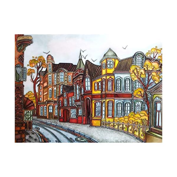 Rowentauk DIY Ölgemälde Malen nach Zahlen Kits für Erwachsene Kinder Anfänger Zeichnen Mit Pinsel Auf Leinen Leinwand 50 * 40 cm