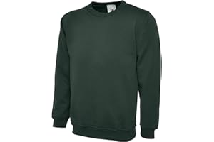 MAD INK Plain Classic Crewneck Sweatshirt Jumper Top