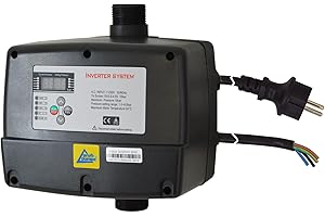 AMUR PRESSCONTROL Inverter 3-2.2KW Pressostato Cablato Monitor di Pressione Regolatore Automatico per Acquedotti Domestici Pompa da Pozzo Centrifuga Sommersa