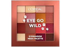 L'Oreal Paris Make-up Designer Palette de Sombras Eye go Wild, 16 Tonos 29.6 g