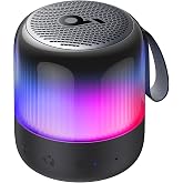 soundcore Glow mini taşınabilir hoparl&ouml;r, 360&deg; sesli Bluetooth hoparl&ouml;r, ışık g&ouml;sterisi, 12H pil, &ouml;zelleştirilebilir EQ ve ış
