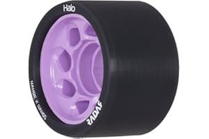 RIEDELL Radar Halo 59mm Roller Skate Wheels 4 Pack - Charcoal/Black 101a