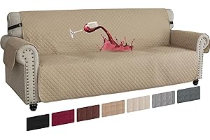 ‎CYCMACO CYCMACO Sofabezug 4 Sitzer, Sofabezug Wasserdicht, Sofaschoner rutschfest， sofabezug Mit Armlehnen, Couchbezug Überzug Sofabezüge Sofaschutz Für Katze, Cachi