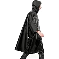 AiQInu Poncho Pluie 3-en-1 Imperméable – Cape Pluie Randonnée Tapis Canopée Homme Femme