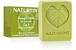 Naturtint, Champu Sólido Uso Frecuente 2 en 1, Champú en Barra + Acondicionador, Hidrata, Repara y Rejuvenece, Cabello Más Brillante y Fuerte, 99% Ingredientes Naturales, ECOCERT, 75ml