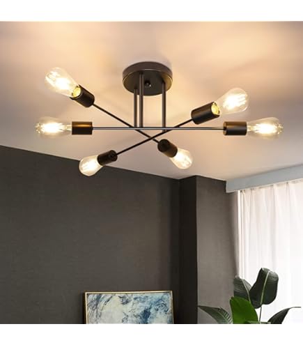 NETTLIFE Hanglamp - 4-Lichts - E14 fitting - zwart
