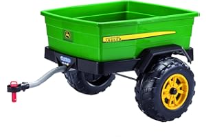 Peg Perego John Deere Adventure Trailer for Gator, Green/Yellow