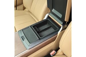 HpLive Centre Console Storage Box, Armrest Organiser Tray for Range Rover Sport 2023, Centre Console, Armrest Storage Box, Black (No)