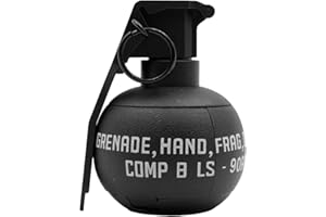 Zhongren Grenades à Main Jouet de l’armée Tactique CS Perles d’Eau Airsoft Grenade Jouets Bataille Jeu d’Eau Balles Recharge BB Douche Rival Jeu de rôle Robe Set de Jeu Cadeau pour 14+ (Noir)