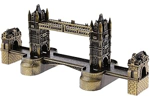 Si London Tower Bridge Statue UK Souvenir Gift Home Decoration London Souvenir Handicraft Artware -Bronze -20cm