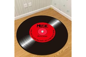 ZXHH Trommel Teppich Runde rutschfeste Trommel Teppiche Drum Rug Schlagzeugteppich Drum-Teppich Schallschutzmatte Trommelteppich Für Bass Drum Snare elektronische Trommel Stoßdämpfer verdickt