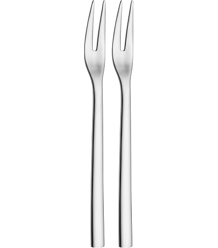 2 Fourchettes De Présentation Eichenlaub Solingen – Manche ébène – Inox 18/8