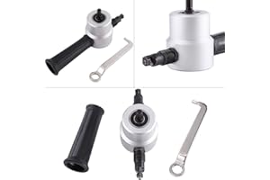 FAFEICY Kit utensili taglio per roditrice con attacco trapano elettrico a doppia testa per officina fai-da-te e riparazione auto