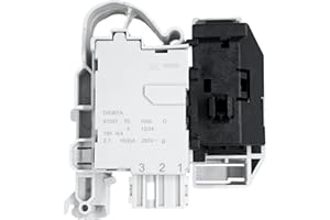 Tyafzzn DKS67A Ersatzteil für Elektrisches Türschloss für Waschmaschine, Kompatibel mit Bosch, Siemens IQ500 IQ300 IQ700 Trommelwaschmaschine Schalter