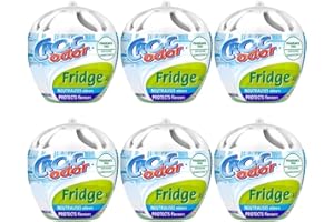 Croc Odor Fridge Deodoriser XL x 6 – Powerful Odour Eliminator for Fridges – Long-Lasting, Food Safe & Powerful Neutraliser with Welari Thank You Card | (6 Pack)