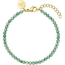 Bracciale Elastico in Avventurina Blu sintetica e Perla di Fiume