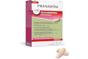 PRANAROM - Aromalgic - Ciclo Menstrual - Reduce el dolor de reglas dolorosas - 15 Comprimidos