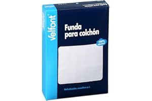 Velfont VELAMEN - Funda Col. algodón 100% 135x190 Blanco Raso labrado