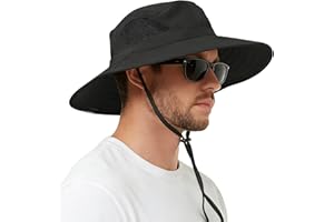 EINSKEY Wide Brim Sun Hat, UPF 50+ UV Protection Waterproof Packable Bucket Hat for Men & Women, Fishing Hiking Beach Garden