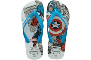 Havaianas - Top Marvel Classics, Chanclas Cómodas, Ligeras y Duraderas, Estampado de Cómics de los Superhéroes Marvel, Hombre