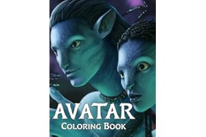 A V A T A R Coloring Book: 40+ Great Fantasy Movie Ever Pictures, 2023 Picture Book Christmas Gifts For Men Women Mom Dad, 2023 Photo Albums For AVT Fans