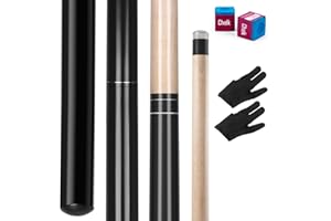 ‎AKLOT AKLOT Pool Queue, Schwerer Sprungbruch Pause Billard Queue 21/23~25oz 1 Stück Pool Stick 14mm Bakelite Tip für Explosive Breaks und Mühelose Sprünge