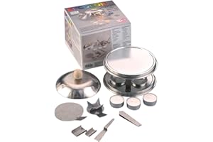 EFCOLOR efco Ofen, Metall, Silber, 14.5 x 14,5 x 14.5 cm, 1 Einheiten