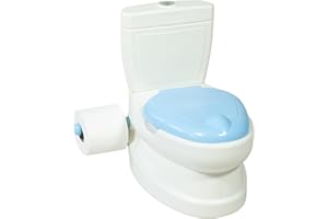 DEALBERRY Kids Potty Training Toilet Seat | Toilet Potty with Flush Sound & Light | Portable Easy Clean Removable Pot & Seat | Toddler Potty Toilet | Educational Toddler Travel Essentials | One Size