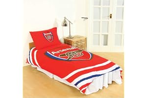 Official Arsenal F.C. "Pulse" vändbart enkelt påslakan set