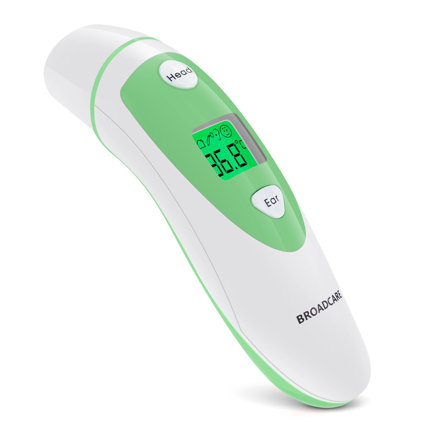 BROADCARE Thermometer Ear and Forehead Dual Mode Infrared Baby