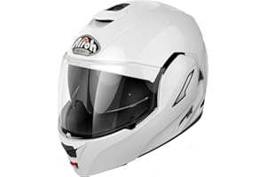 MOTOTOPGUN Airoh REV19_14_XL Kask, Czarny/Biały, XL