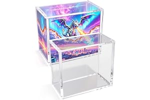 Akrylfack Magnetisk, kompatibel Pokemmonn Booster Box-fack | 5 mm magnetisk vitrin från 14X8 cm, syrefri och kraschsäker, mag