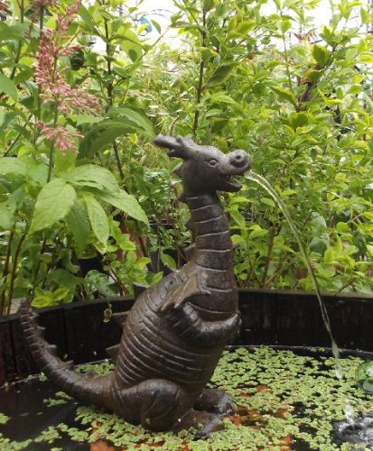 Wasserspeier „Drache“ aus Gusseisen, Höhe 26 cm - 4