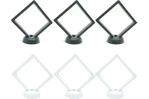 LURORA2021 Marco de Exhibición de Monedas Flotantes Caja Joyas Monedas Base Marco Caja de Soporte Soportes Coleccionistas de Monedas Creativa Estante de Joyería Que Muestra El Caso para Joyas,Collares,Pendientes