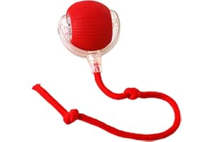 RUILONGHAI Smart cat toy ball, chases mate cat toy, automatic interactive cat ball toys ball, interactive cat ball, chirping bird cat toy, Engaging And Stimulating Toy For Cats And dogs, Perfect For Play (Red)