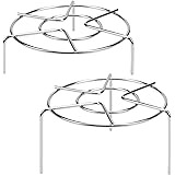 HULISEN Tall Steam Rack Stand, Heavy Duty Stainless Steel Multifunction Basket, Pressure Cooker Rack