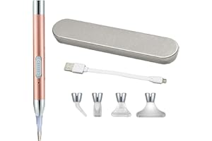 Benoon LED Diamond Painting Drill Pen, Diamond Painting Pen, USB Ricaricabile LED Lighting Point Drill Pen Diamanti Pittura Ricamo Strumenti Golden Set 2