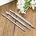 Anself 3Pcs Stainless Steel Nail Cuticle Remover Pusher Spoon Tools Nail Cleaner Set Double Sided