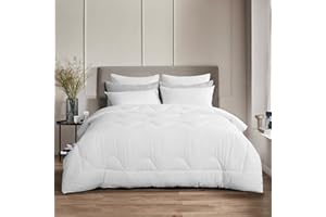 Aisbo Edredon Nordico Cama 150 - Relleno Nórdico 220x240 cm de 300gr/m², Entretiempo, Edredón Otoño e Invierno, Suave y Ligero, Duvet