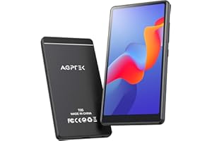 AGPTEK WiFi MP4 Player mit 4" Touchscreen, HD Videoplayer mit Android 6,0 für UKW-Radio, Online-Funktionen usw, Musik Player 1GB RAM, 8GB ROM, 1000mAh Akku, mit 32GB TF-Karte, Schwarz