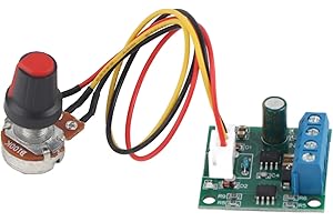 HILITAND DC 1.8-15V 2A PWM Controlador de Velocidad del Motor Regulador de Crucero 1803BK